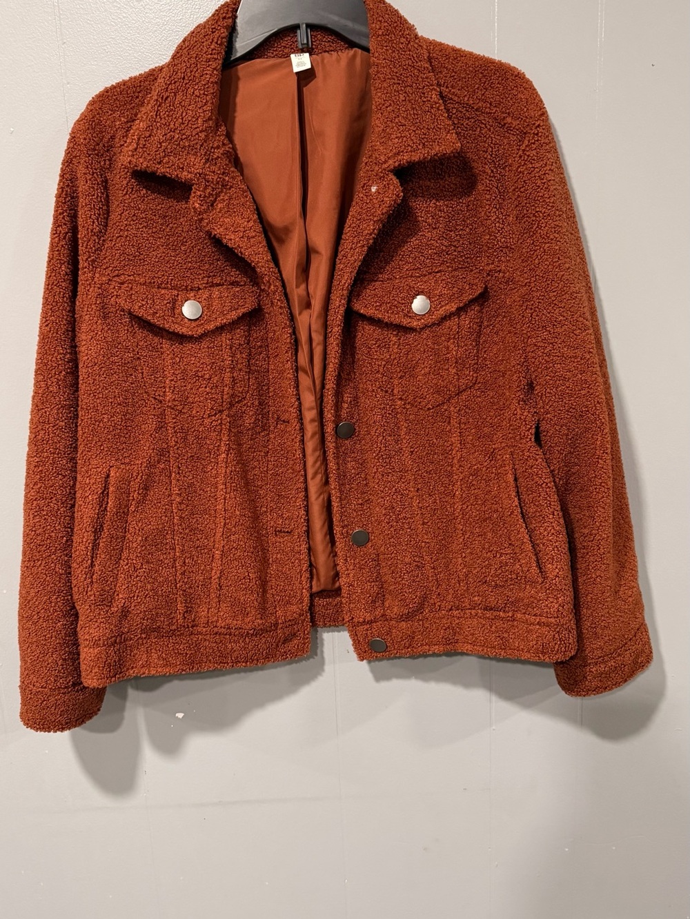 bp Rust Teddy Sherpa Jacket